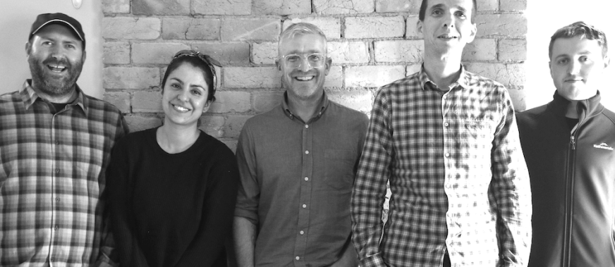 Five members of The Fold's team.