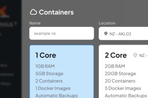 Provision a new Cloud Container server in a few clicks.