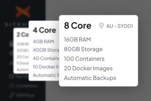 Scale up your server whenever you need.